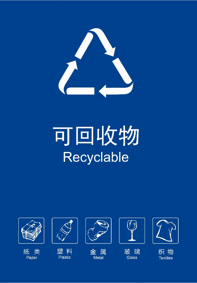 青岛市生活垃圾标志